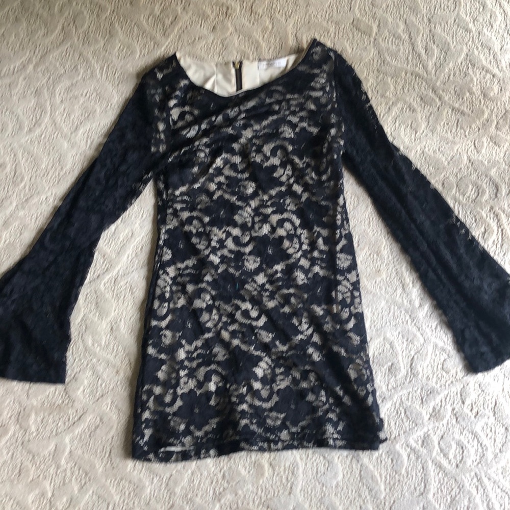 Arden B Black lace dress